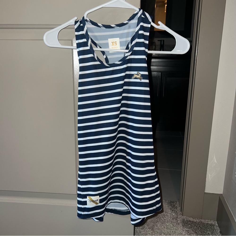 Tracksmith Twilight Striped Tank Top